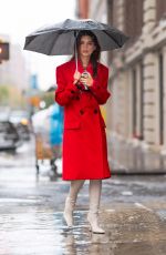Pregnant EMILY RATAJKOWSKI Out for Lunch in New York 10/29/2020
