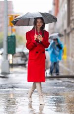 Pregnant EMILY RATAJKOWSKI Out for Lunch in New York 10/29/2020