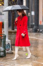 Pregnant EMILY RATAJKOWSKI Out for Lunch in New York 10/29/2020
