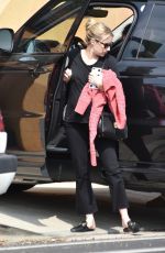 Pregnant EMMA ROBERTS Arrives at Her Home in Los Angeles 10/09/2020