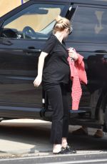 Pregnant EMMA ROBERTS Arrives at Her Home in Los Angeles 10/09/2020