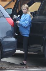 Pregnant EMMA ROBERTS Arrives at Her Home in Los Feliz 10/22/2020