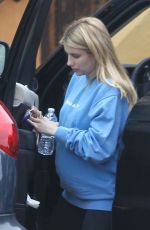 Pregnant EMMA ROBERTS Arrives at Her Home in Los Feliz 10/22/2020