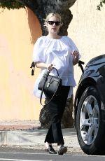 Pregnant EMMA ROBERTS Leaves a Friend
