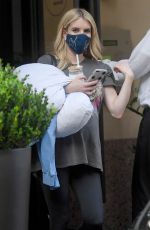 Pregnant EMMA ROBERTS Leaves an Office in los Angeles 10/21/2020