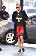 Pregnant EMMA ROBERTS Out and About in Beverly Hills 10/12/2020