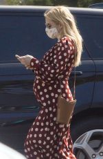 Pregnant EMMA ROBERTS Out and About in Los Angeles 10/20/2020