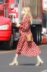 Pregnant EMMA ROBERTS Out and About in Los Angeles 10/20/2020