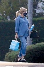 Pregnant EMMA ROBERTS Out and Abut in Los Feliz 10/06/2020
