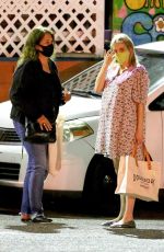 Pregnant EMMA ROBERTS Out for Dinner in Hollywood 09/29/2020