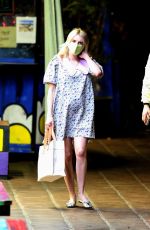 Pregnant EMMA ROBERTS Out for Dinner in Hollywood 09/29/2020