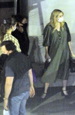 Pregnant EMMA ROBERTS Out for Dinner with Friends in Beverly Hills 10/13/2020