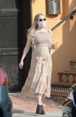Pregnant EMMA ROBERTS Out in Los Angeles 10/05/2020