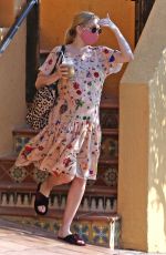 Pregnant EMMA ROBERTS Out in Los Angeles 10/07/2020