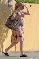 Pregnant EMMA ROBERTS Out in Los Angeles 10/07/2020