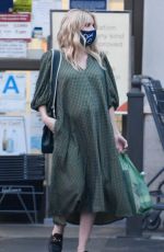 Pregnant EMMA ROBERTS Out Shopping in Los Angeles 10/15/2020