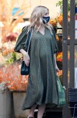 Pregnant EMMA ROBERTS Out Shopping in Los Angeles 10/15/2020
