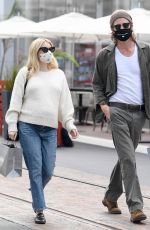 Pregnant EMMA ROBERTS Out Shopping in Los Angeles 10/24/2020