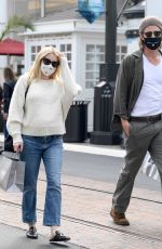 Pregnant EMMA ROBERTS Out Shopping in Los Angeles 10/24/2020