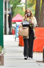 Pregnant JENNIFER LAWRENCE Out in New York 10/26/2020
