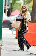 Pregnant JENNIFER LAWRENCE Out in New York 10/26/2020