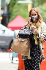 Pregnant JENNIFER LAWRENCE Out in New York 10/26/2020