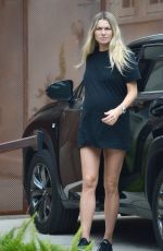 Pregnant JESSICA HART Out in Los Angeles 10/30/2020