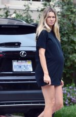 Pregnant JESSICA HART Out in Los Angeles 10/30/2020