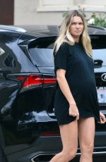 Pregnant JESSICA HART Out in Los Angeles 10/30/2020