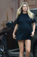 Pregnant JESSICA HART Out in Los Angeles 10/30/2020