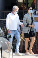 Pregnant KATHARINE MCPHEE and David Foster Out Shopping in Los Angeles 10/21/2020