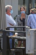 Pregnant KATHARINE MCPHEE and David Foster Out Shopping in Los Angeles 10/21/2020