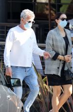 Pregnant KATHARINE MCPHEE and David Foster Out Shopping in Los Angeles 10/21/2020
