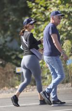 Pregnant KATHARINE MCPHEE and David Foster Out Shopping in Montecito 10/06/2020