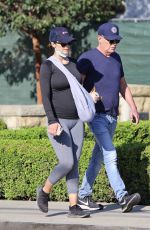 Pregnant KATHARINE MCPHEE and David Foster Out Shopping in Montecito 10/06/2020