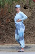 Pregnant KATY PERRY Out With Her Dog on Her Birthday in Los Angeles 10/25/2020