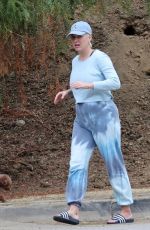 Pregnant KATY PERRY Out With Her Dog on Her Birthday in Los Angeles 10/25/2020
