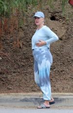 Pregnant KATY PERRY Out With Her Dog on Her Birthday in Los Angeles 10/25/2020