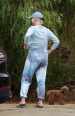 Pregnant KATY PERRY Out With Her Dog on Her Birthday in Los Angeles 10/25/2020
