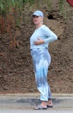 Pregnant KATY PERRY Out With Her Dog on Her Birthday in Los Angeles 10/25/2020
