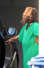 Pregnant KELLY ROWLAND Leaves Photoshoot in Brentwood 10/19/2020