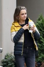 RACHAEL LEIGH COOK Out for Coffee in Vancouver 10/12/2020
