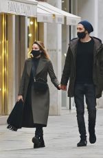 REBECCA FERGUSON Out with Her Boyfriend in Venice 10/22/2020