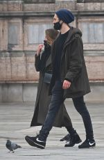 REBECCA FERGUSON Out with Her Boyfriend in Venice 10/22/2020