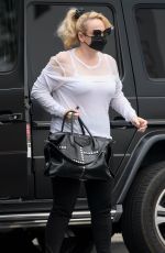 REBEL WILSON Arrives at a Skincare Salon in Beverly Hills 10/20/2020