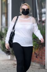 REBEL WILSON Arrives at a Skincare Salon in Beverly Hills 10/20/2020