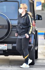 REBEL WILSON at a Gas Station in West Hollywood 10/20/2020