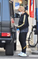 REBEL WILSON at a Gas Station in West Hollywood 10/20/2020