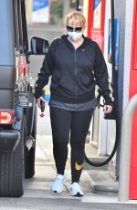 REBEL WILSON at a Gas Station in West Hollywood 10/20/2020