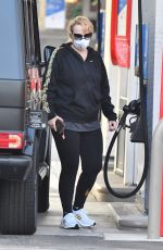 REBEL WILSON at a Gas Station in West Hollywood 10/20/2020
